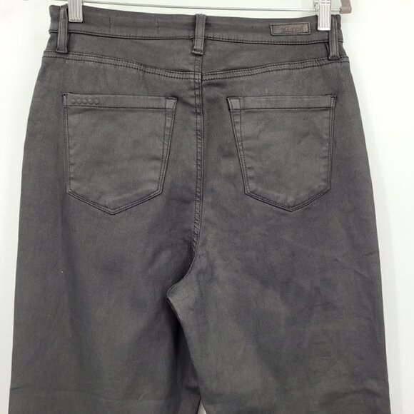 Blank NYC Coated Black Baxter Rib Cage Jeans Straight Leg - Picture 6 of 11